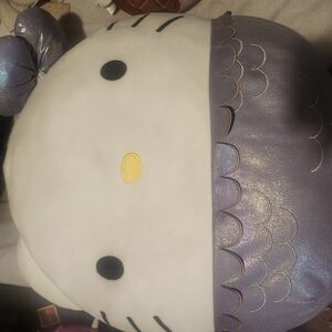 Squishmallows White and Purple Stuffed Animal